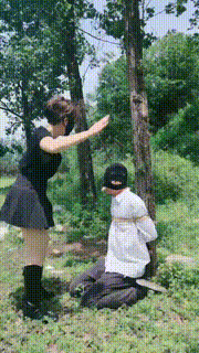 【楼遥】户外捆绑树上狠抽耳光 bf28264