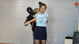 【一绳所爱】紫涵黑丝布鞋，后高手绑好，只能跪着。