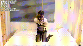 甜品级！小恶魔床上鼻勾开口器羞耻gc调教
