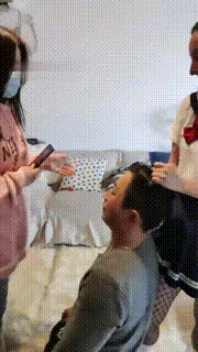 【飞扬女王】猥琐男尾随两位学生女主反被制服【双视角版】 bf9722_2