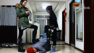 12侑主，【媛媛女主】出演！前后踢裆暴打抢劫犯！