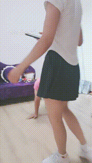 【凌儿女神】闻舔小白鞋转胯骑马踩狗头 bf31377